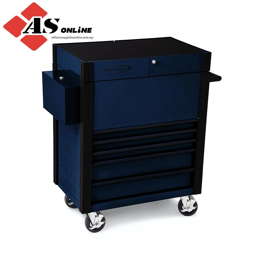 SNAP-ON 32" Five-Drawer Sliding Lid Shop Cart (Blue-Point) (Royal Blue with Black Trim) / Model: KRBC200ABET