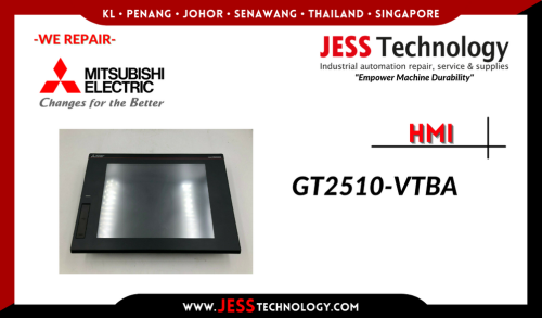 Repair MITSUBISHI HMI GT2510-VTBA Malaysia, Singapore, Indonesia, Thailand, Brunei