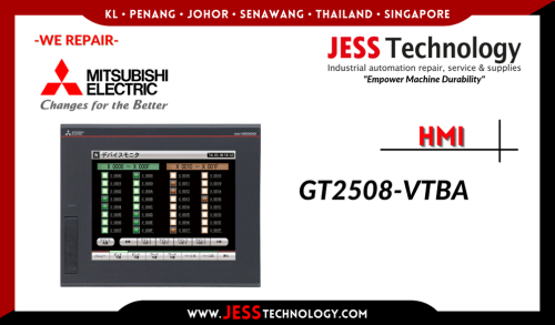 Repair MITSUBISHI HMI GT2508-VTBA Malaysia, Singapore, Indonesia, Thailand, Brunei