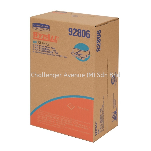 WYPALL® X60 Pop Up Box Wipers (92806) Wypall Kimberly-Clark Selangor, Malaysia, Kuala Lumpur (KL), Subang Jaya Supplier, Suppliers, Supply, Supplies | Challenger Avenue (M) Sdn Bhd