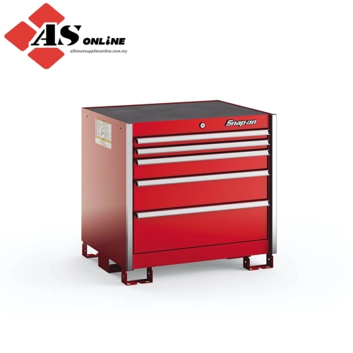 SNAP-ON Five-Drawer Standard Plus Bench (Red w/ Brushed Trim) / Model: KSPB051AAPBN