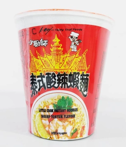 LITTLE COOK NOODLES-SHRIMP TOMYUM 65G 小厨师泰式酸辣虾面