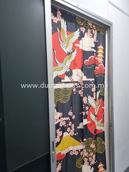 Custom Made Japanese Style Door Curtian Print Langsir Baju Sublimation KL PJ Malaysia Malaysia, Selangor, Kuala Lumpur (KL), Petaling Jaya (PJ) Supplier, Suppliers, Supply, Supplies | Duo Express