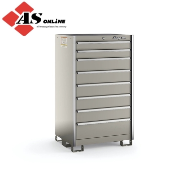 SNAP-ON Eight-Drawer Standard Plus Standing Eye-Level (Arctic Silver w/ Brushed Trim) / Model: KSPE081AAZBB