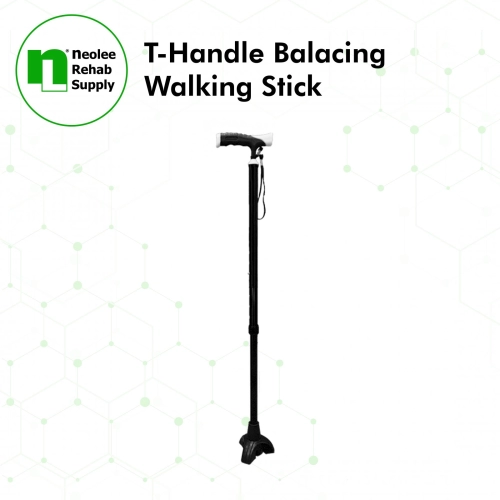 NL920L T-Handle Balancing Walking Stick - Neolee Rehab Supply Sdn Bhd