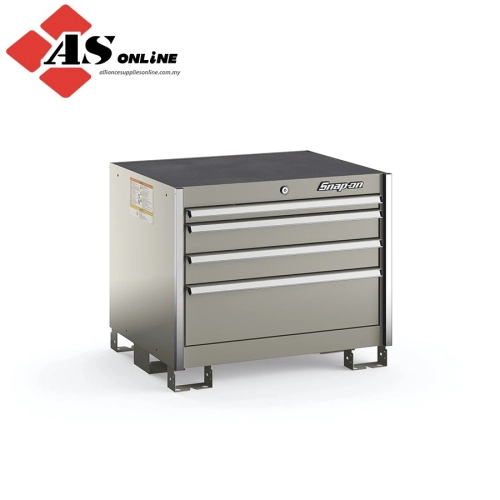 SNAP-ON Four-Drawer Standard Plus Desk (Arctic Silver w/ Brushed Trim) / Model: KSPD041AAZBB