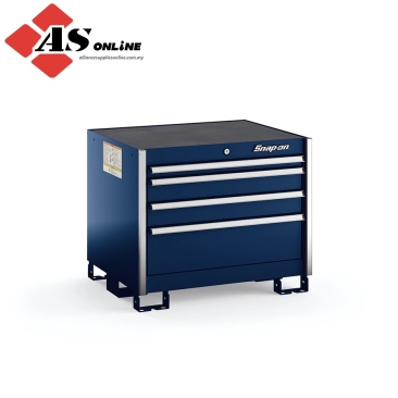 SNAP-ON Four-Drawer Standard Plus Desk (Royal Blue w/ Brushed Trim) / Model: KSPD041AAPCN