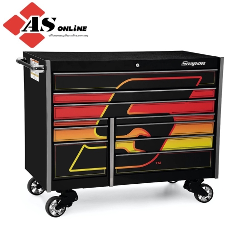SNAP-ON 54" 10-Drawer Double-Bank Sunset Edition Masters Series Roll Cab (Gloss Black) / Model: KTL1022AWFA