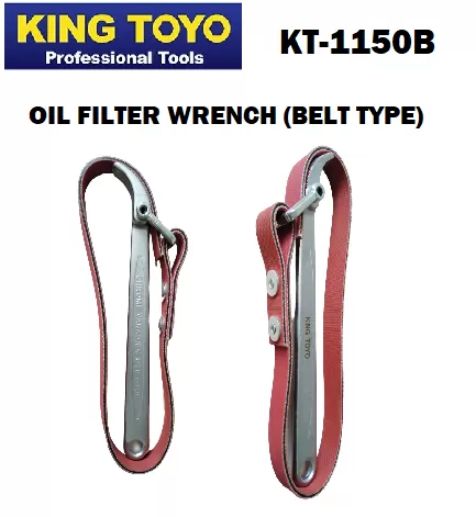 9” KING TOYO OIL FILTER WRENCH -BELT TYPE KT-1150B