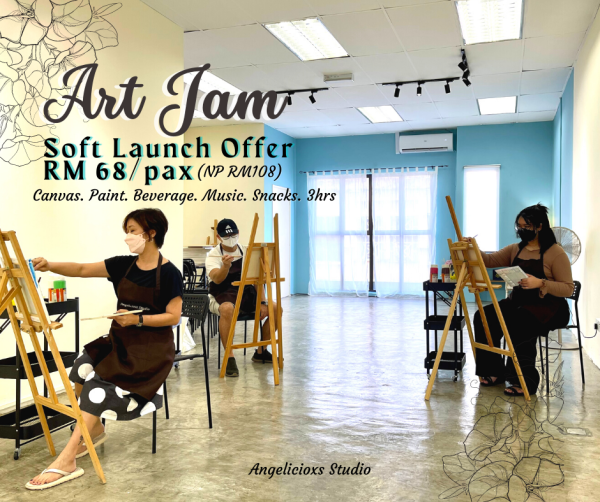ART JAM (Special price) ART JAM Arts and Crafts Kuala Lumpur (KL), Malaysia, Selangor, Danau Desa Class, Lesson, Workshop | Angelicioxs Studio