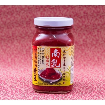 (Jasper)De Ji Red Yeast Rice Fermented Bean Curd 德记南乳（红腐乳）300g