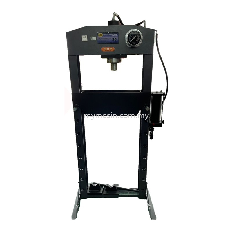 Hydraulic Shop Press - 30 Ton c/w Pressure Gauge [Code: 9946]