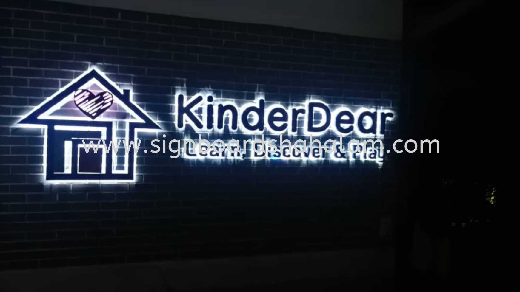 Kindedear KL - 3D Box Up LED Backlit Signboard 