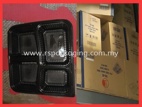 Teka 4 Compartment with lids (300pcs)x2 COMPARTMENT PLASTIC CONTAINER MICROWAVEABLE PLASTIC CONTAINNER Kuala Lumpur (KL), Malaysia, Selangor, Kepong Supplier, Suppliers, Supply, Supplies | RS Peck Trading