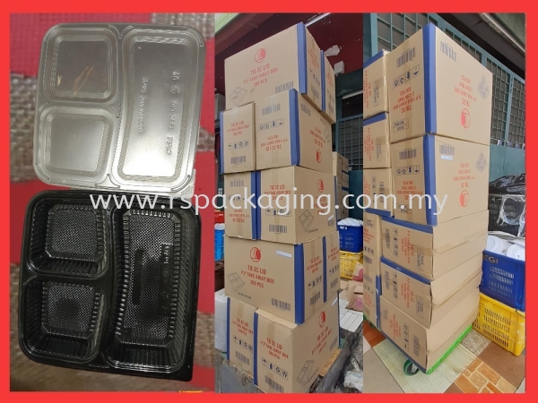 Teka 3 Compartment with lids (300pcs)x2 COMPARTMENT PLASTIC CONTAINER MICROWAVEABLE PLASTIC CONTAINNER Kuala Lumpur (KL), Malaysia, Selangor, Kepong Supplier, Suppliers, Supply, Supplies | RS Peck Trading