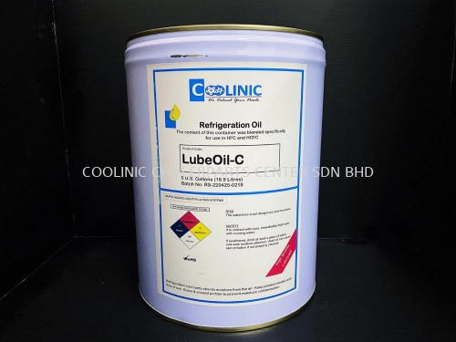 COOLINIC-LUBEOIL-C Coolinic Refrigeration Oil [5-Gal.] S/S 011-00533-000