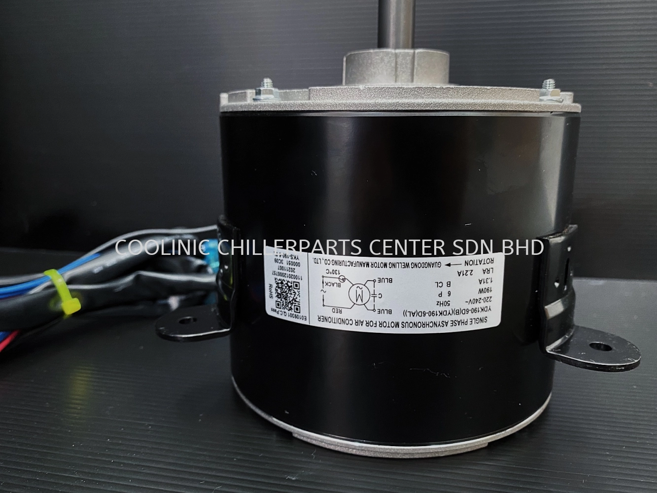 11002012000757 Fan Motor [YDK190-6D(B)/YDK190-6D(AL)] 190W-220/240V-50Hz