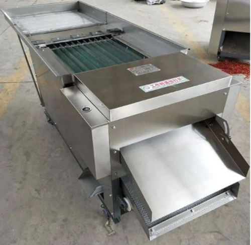 Industrial Chili Shredder Dry Chili Seeds Separating Machine chilli seeds removing machine/dry pepper seed separating machine/pepper seeds removal machine