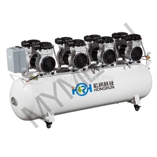 Hongrun HY500 3000w 360L/min 200L Silent Oil Free Air Compressor 415V