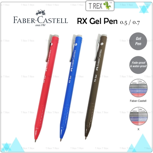 Faber Castell RX Gel Pen 0.5mm / 0.7mm