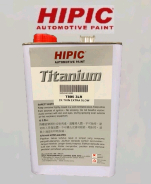 HIPIC T805 EXTRA SLOW 2K THINNER (3 LITRE) Hipic*Axalta Products Car Paint Kuala Lumpur (KL), Malaysia, Selangor, Salak South, Balakong Supplier, Suppliers, Supply, Supplies | Cheong Seng Hardware Sdn Bhd