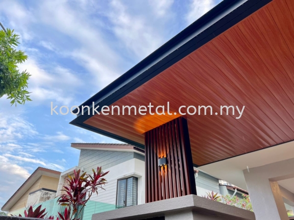 ACP with Woodgrain Aluminium Strips Ceiling Premium Ceiling Awning  Aluminium Strips Ceiling Kuala Lumpur (KL), Malaysia, Selangor, Jinjang Supplier, Suppliers, Supply, Supplies | Koon Ken Metal Engineering Sdn Bhd