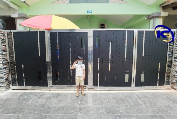 Folding Gate Jalan Bangau 13, Bandar Putra Kulai. Kulai Johor Main Gate  Johor Bahru (JB), Malaysia, Selangor, Kuala Lumpur (KL) Supplier, Suppliers, Supply, Supplies | Knight Services Enterprise Sdn Bhd