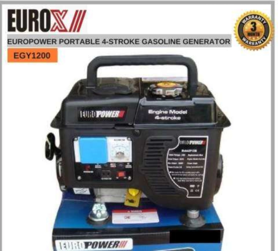 Eurox EGY1200 1000W (4-Stroke) Portable Petrol Generator