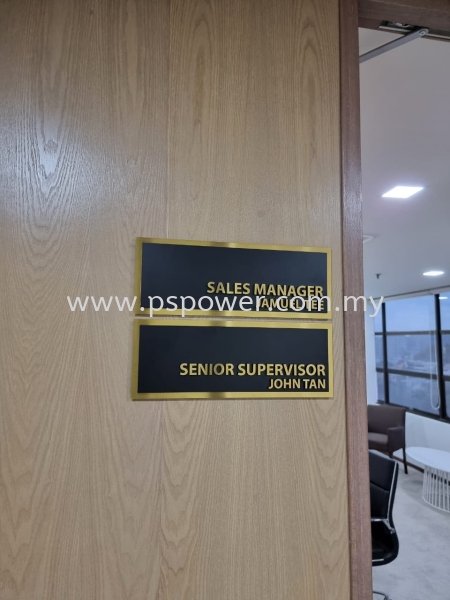 Customized Door Signage Designation Signage DOOR SIGN SIGNAGE Selangor, Malaysia, Kuala Lumpur (KL), Puchong Manufacturer, Maker, Supplier, Supply | PS Power Signs Sdn Bhd