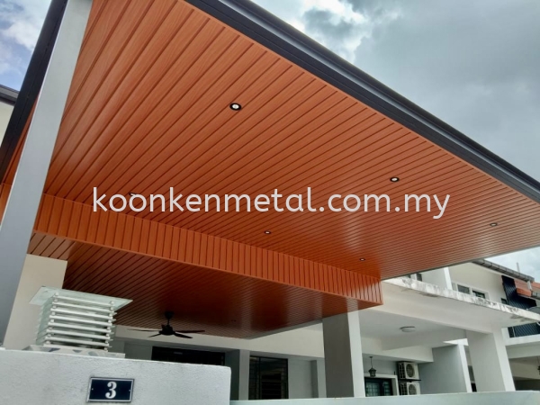 Woodgrain Aluminium Strips Ceiling for ACP & Porch Area Premium Ceiling Awning  Aluminium Strips Ceiling Kuala Lumpur (KL), Malaysia, Selangor, Jinjang Supplier, Suppliers, Supply, Supplies | Koon Ken Metal Engineering Sdn Bhd