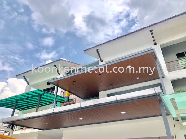 ACP with Woodgrain Aluminium Strips Ceiling Premium Ceiling Awning  Aluminium Strips Ceiling Kuala Lumpur (KL), Malaysia, Selangor, Jinjang Supplier, Suppliers, Supply, Supplies | Koon Ken Metal Engineering Sdn Bhd