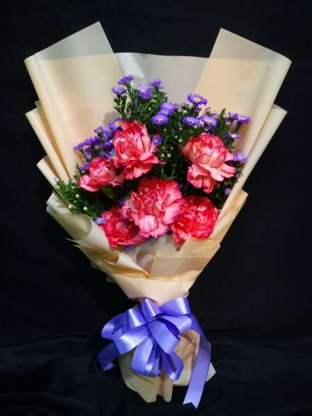 Carnation Bouquet HB1149 florsitkl Carnation Hand Bouquet Kuala Lumpur (KL), Selangor, Malaysia Supplier, Suppliers, Supply, Supplies | Shirley Florist