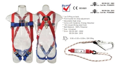 Picasaf Full Body Harness Set (980214)