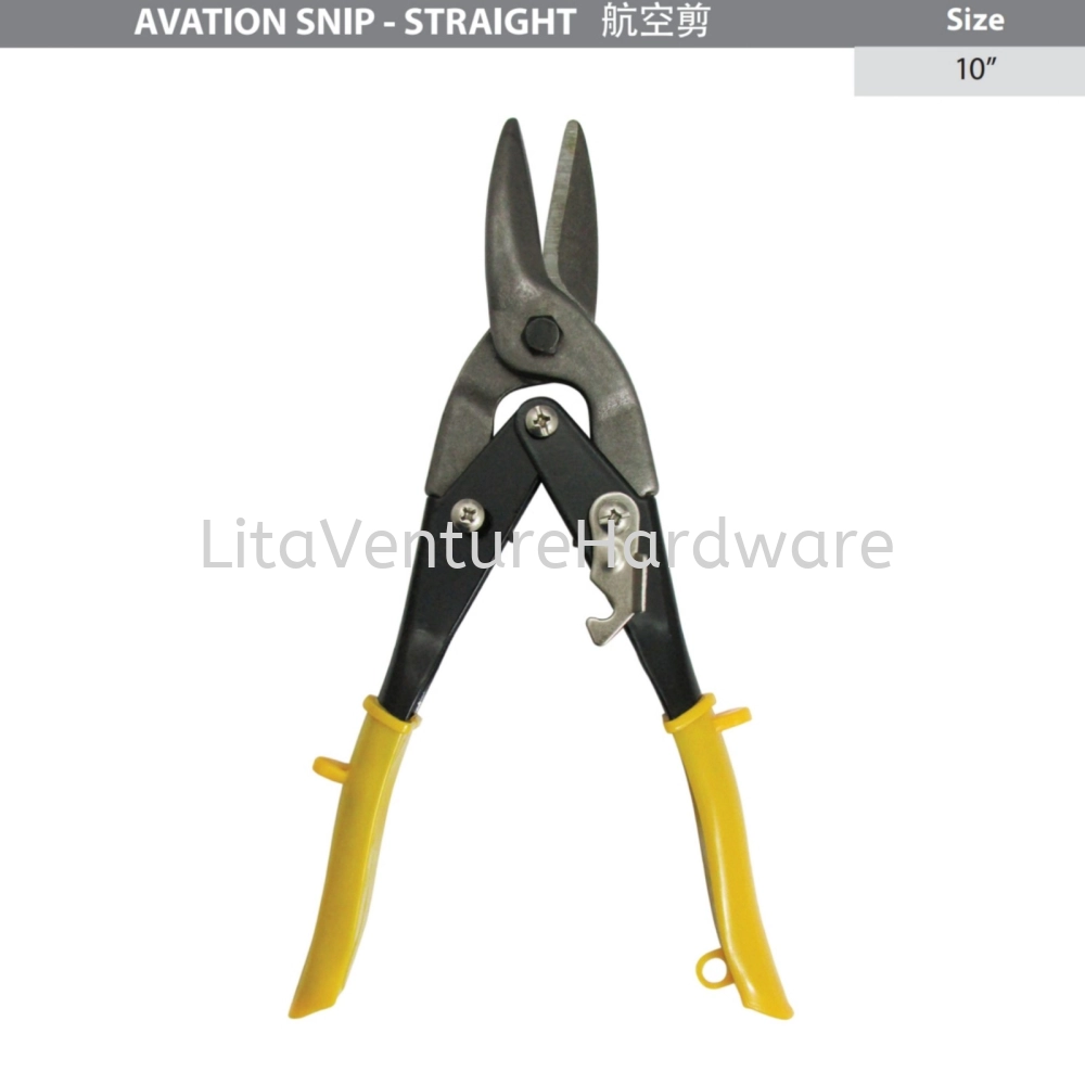 AVIATION SNIP STRAIGHT TYPE 10''