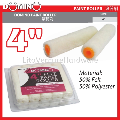 DOMINO PAINT ROLLER REFILL 4'' 4301