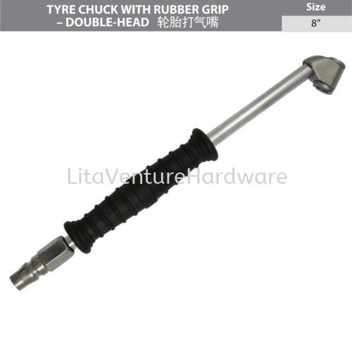 TYRE CHUCK WITH RUBER GRIP DDOUBLE HEAD