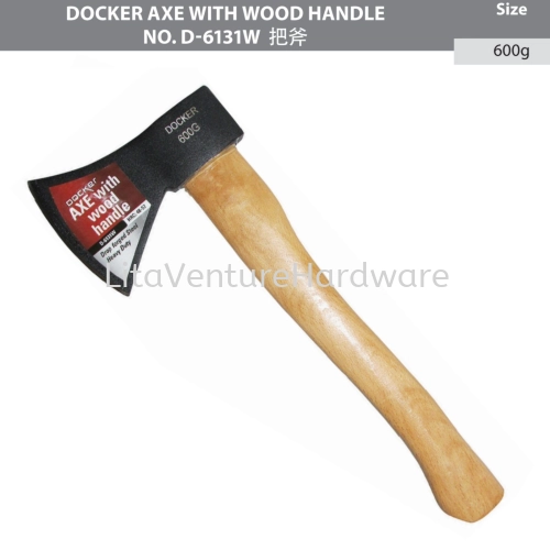 DOCKER AXE WITH WOOD HANDLE D6131W