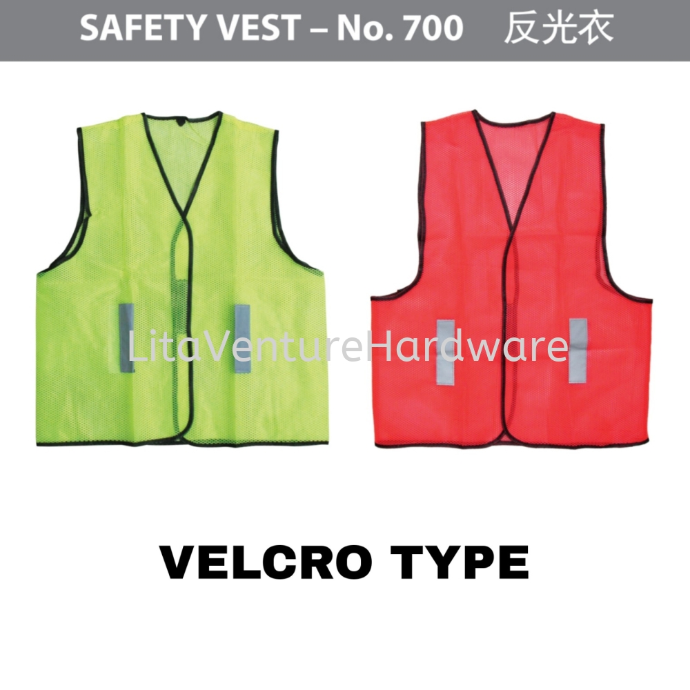 SAFETY VEST VELCRO TYPE