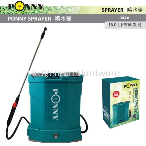 PONNY AUTO KNAPSACK PRESSURE SPRAYER 16L