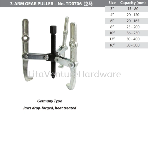 3ARM 3JAWS GEAR PULLER