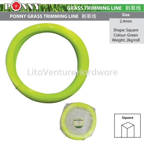 PONNY GRASS TRIMMING LINE GREEN SQUARE