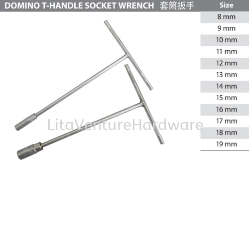 DOMINO T-HANDLE SOCKET WRENCH