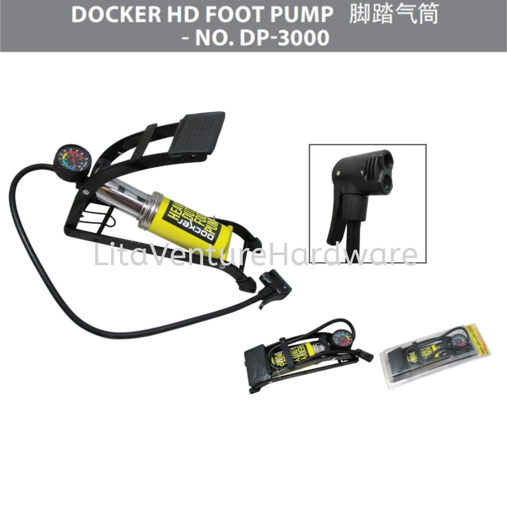 DOCKER HD FOOT PUMP DP3000