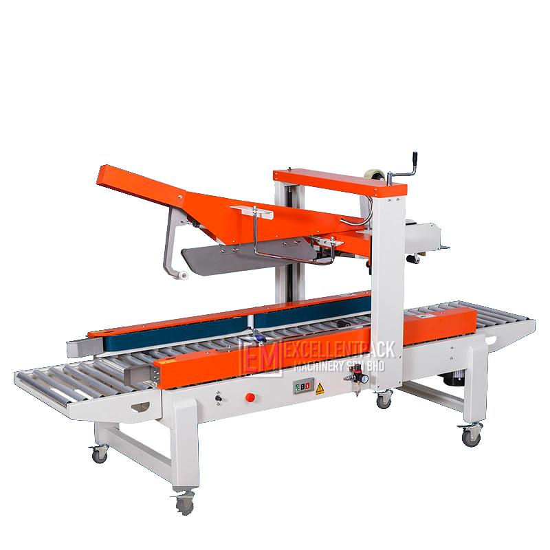 AUTOMATIC CARTON FOLDING AND SEALING MACHINE