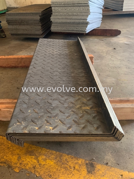 M/S Chequered plate for steps (3mm Laser Cut & Bend) Laser Cut Malaysia, Johor Bahru (JB), Ulu Tiram Supplier, Suppliers, Supply, Supplies | Evolve Hardware Sdn Bhd