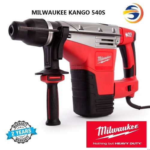 MILWAUKEE KANGO 540S 40MM SDS MAX HEAVY DUTY COMBINATION HAMMER - 1100W / 6.3KG (FREE 1PCS MILWAUKEE SDS MAX 600MM MOIL POINT)