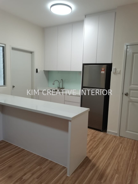 Dry Kitchen Cabinet & Island Cabinet Kitchen Cabinet Kitchen Design Selangor, Malaysia, Kuala Lumpur (KL), Seri Kembangan Service | Kim Creative Interior Sdn Bhd