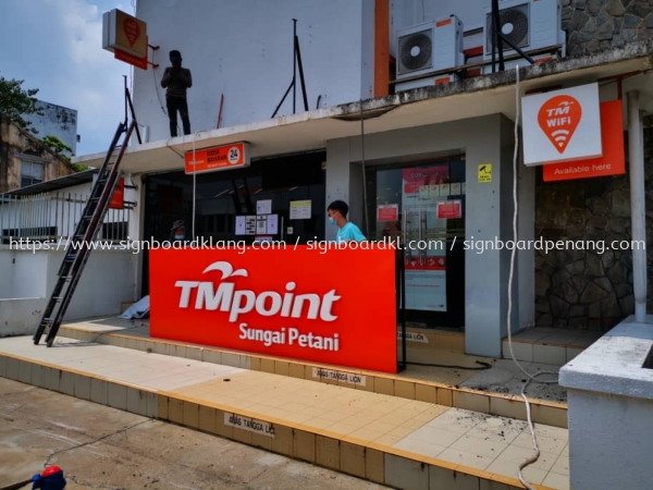 tm point eg box up 3d led backlit logo lettering signage signboard at sungai petani  3D LED SIGNAGE Klang, Malaysia Supplier, Supply, Manufacturer | Great Sign Advertising (M) Sdn Bhd