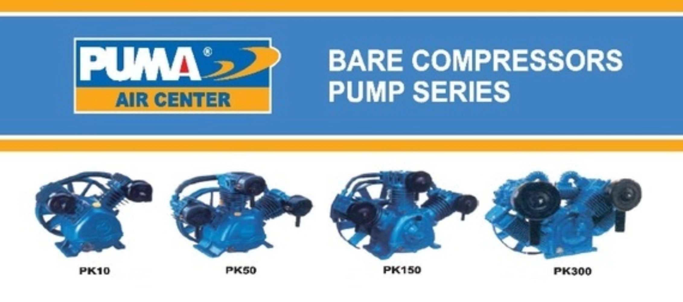 PUMA AIR COMPRESSOR * BARE UNIT* - Single Stage OR Two Stage