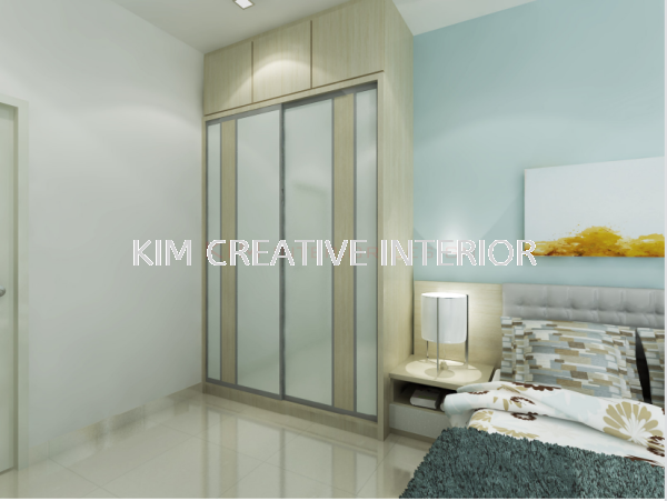 Guest Room Eco Majestic - Merrydale 3D Drawing Selangor, Malaysia, Kuala Lumpur (KL), Seri Kembangan Service | Kim Creative Interior Sdn Bhd